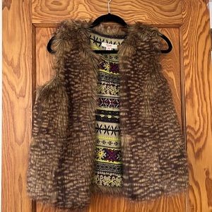 Mossimo Faux Fur Vest